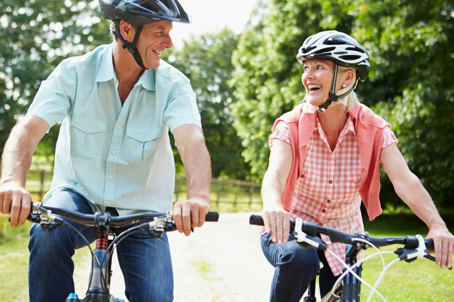 gluecklich radfahren